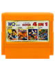 Збірник Ігор RMC Famicom Dendy 4 in 1 WQ4203 Dead Fox, Silk Worm, Final Mission, Guerrilla War 90х TV Game Англійська Версія Тільки Картридж Б/У - зображення 1