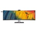 Монітор Philips 45B1U6900CH 44,5" Dual QHD VA 75 Гц з вебкамерою та USB C Чорний (45B1U6900CH/00) - зображення 4