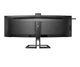 Монітор Philips 45B1U6900CH 44,5" Dual QHD VA 75 Гц з вебкамерою та USB C Чорний (45B1U6900CH/00) - зображення 5