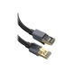 Патч-корд 1m F/FTP cat 8 RJ-45 black 40Gbps 2000MHz Ugreen (95932) - зображення 2