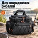 Рибальська водостійка сумка для снастей, котушок та приманок (39х23х26-36 см) - зображення 2