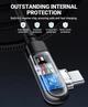 Интерфейсный кабель Acefast C5-03 100Wmax (5A 480Mbps) E-marker 90 Degree TypeC-TypeC 2m Black (46088) - изображение 3