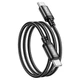 Кабель HOCO X89 Wind charging data cable Type-C to Type-C 60W 3A 1m Black - изображение 5
