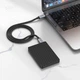 Кабель HOCO US05 USB4 HD high speed data cable Type-C to Type-C 100W 5A 2m Black - изображение 8