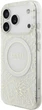 Etui na smartfon Guess IML Flowers Allover Electroplated with Pearl Strap MagSafe do Apple iPhone 18 Pro / Apple iPhone 17 Pro White (3666339673451) - obraz 3