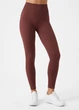 Женские бесшовные леггинсы в рубчик с моделирующим швом Giulia FLEXING LEGGINGS POWER L/XL Brown-hot chocolate, леггинсы из микрофибры, для спорта, для тренировок - изображение 7
