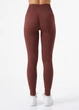 Женские бесшовные леггинсы в рубчик с моделирующим швом Giulia FLEXING LEGGINGS POWER XXS/XS Brown-hot chocolate, леггинсы из микрофибры, для спорта, для тренировок - изображение 8