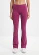 Жіночі безшовні легінси кльош із заниженою посадкою Giulia FLEXING LEGGINGS JIVE S/M Beige-domsor - изображение 2