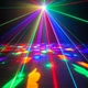 Светодиодный диско-прожектор RGBW 36 Вт с пультом ДУ, DMX512, стробоскопом, гобо-эффектами и светомузыкой для вечеринок, свадеб, баров и караоке - изображение 4