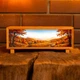 Ночник-панорама «Осенние Карпаты», лакированное дерево (LED, аккумулятор, USB Type-C) - изображение 1