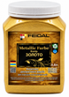 Декоративна акрилова фарба з ефектом металік Feidal Metallic Farbe Золото 0,8 л - зображення 1