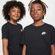 Футболка дитяча Nike K Nsw Tee Emb Futura Lbr S зріст 128 см Чорний FZ5177-010 - зображення 4