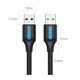 Кабель USB 3.0 Vention CONBF USB-AM - USB-AM, 1 м, 5 Гбіт/с, Black - изображение 2