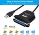 Переходник Dynamode USB 2.0 A Male - LPT Bitronics 36-pin Male кабель 1,8 м, чипсет CH340, Win 10/8 (USB2.0-to-Parallel) - изображение 5