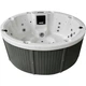 Гідромасажний СПА-басейн Aquajoy Lagoon Ø195×82 см на 7 осіб, 24 форсунки, підігрів, Balboa, LED - зображення 1
