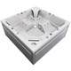 Гідромасажний СПА-басейн Aquajoy Monaco 220×220×90 см на 5 осіб, 74 форсунки, Bluetooth, LED - зображення 1