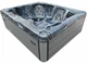 Гідромасажний СПА-басейн Aquajoy Saint-Tropez 280×230×95 см на 7 осіб, 113 форсунок, Bluetooth, темний опал - зображення 1