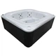 Переливний гідромасажний СПА-басейн Aquajoy Serenity 250×230×96 см на 8 осіб, 73 форсунки, Bluetooth - зображення 5