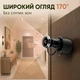 Бездротове розумне дверне відеоочок Type-C з монітором і екраном, камера 3 МП із записом на телефон і датчиком руху для дому - зображення 2