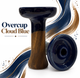 Чаша Overcup Cloud Blue для кальяна фанел под калауд на уплотнителе из глины синяя - изображение 1