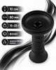 Чаша кальянная Modern Phunnel Black силиконовая Storm-Hookah фанел 10см черная - изображение 2