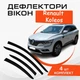 Дефлекторы боковых окон Renault Koleos Рено Колєос с 2017- ветровики - изображение 1
