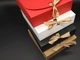 Коробка подарочная с ленточкой сборная из мелованного картона с откидной крышкой 16.5х16.5х5 см Черная (OA-29) - изображение 4