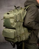 Тактичний штурмовий рюкзак MX Олива MOLLE для туризму та міського використання поліестер - зображення 4