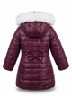 Зимнее пальто с меховым капюшоном для девочки Garden Baby 100001-36/32 бордовый 110 - изображение 6