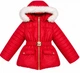 Зимняя куртка с капюшоном и мехом для девочки Garden baby 105504 красный 116 - изображение 4