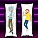 Дакімакура 150 х 50 см Рік і Морті Рік Санчез Морті Сміт Rick and Morty Подушка з двосторонньою наволочкою - зображення 1