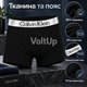 Набор мужского белья Calvin Klein 5 шт черные боксеры с серебристой резинкой размер L (CK04-5-01) - изображение 3