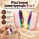 Магнітна грілка для рук 2-в-1 6000 мА·год, 3 режими нагріву, LED, Power Bank рожевий - зображення 2