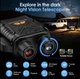 Цифровой бинокль ночного видения INSKAM 4K с экраном 2.8| и 10X зум - изображение 4