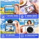 Цифрова камера DC105 Чорна, 21 Мп, 4K, 30 кадрів/с, Wi-Fi, автофокус, поворотний екран 180° - зображення 11