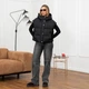Жіноча демісезонна куртка-трансформер UF-Fashion 1160-B XS чорний - зображення 6