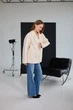 Жіноче коротке пальто піджак UF-Fashion М-409 42 бежевий - зображення 5