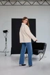 Жіноче коротке пальто піджак UF-Fashion М-409 42 бежевий - зображення 8