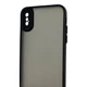 Чехол для iPhone X черный матовый полупрозрачный (бампер, защита камеры) - изображение 4