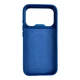 Чехол Kajsa Glamorous Crazy Horse для iPhone 17 Pro синий Blue Plus (MagSafe, металлическое кольцо камеры, премиум) - изображение 2
