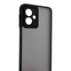 Чехол для Motorola G54 черный матовый полупрозрачный (бампер, защита камеры) - изображение 3