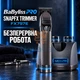 Барберский триммер со сменными аккумуляторами, окантовочная машинка с Т-образным ножом, беспроводной триммер для создания контуров Черный - изображение 1
