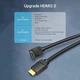 Кабель угловой Vention HDMI M to HDMI M 1.5м V2.0 4K 60Гц PVC Black (AARBG) - изображение 5