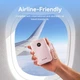 Powerbank павербанк УМБ Vention 10000mAh 22.5W 3A PD QC USB-A/2xType-C In/Out Pink (FKAP0-C) - зображення 4