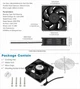 Вентилятор осьовий GDSTIME EC12038B 120x38 мм AC 220-240V 2800 RPM - зображення 4