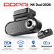 Видеорегистратор автомобильный DDPAI N5 Dual 2026 4K GPS Wi Fi с задней камерой Черный (6934915208531) - изображение 1