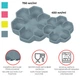 Миска для медленного кормления WAUDOG Silicone, серая, 450 мл (235311) - изображение 5