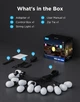 Уличная гирлянда Govee S14 Bulb 15 м RGBICWW, 15 LED ламп, IP66, 100+ сцен, Wi-Fi, Matter, Alexa, Google Home - изображение 10