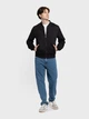 Бомбер чоловічий Arber бавовняний Varsity Jacket KR41 54 зріст 6 чорний (M08.01.02.631) - изображение 2
