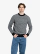 Джемпер чоловічий Arber з кашеміром та вовною Crew-neck7 N-AVT-150 S зріст 4 сірий, чорний (M10.24.12.631) - изображение 1